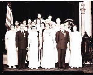 This portrait of Northfield members is undated, but may well be from their 50th anniversary in 1944. 