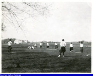 Girls baseball team, Carleton College, 1920s
