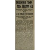 Northfield News column, November 22, 1918