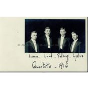 Male Quartet from St. Olaf, 1916