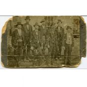 "Magnificent Seven" posse that captured the gang, 1876