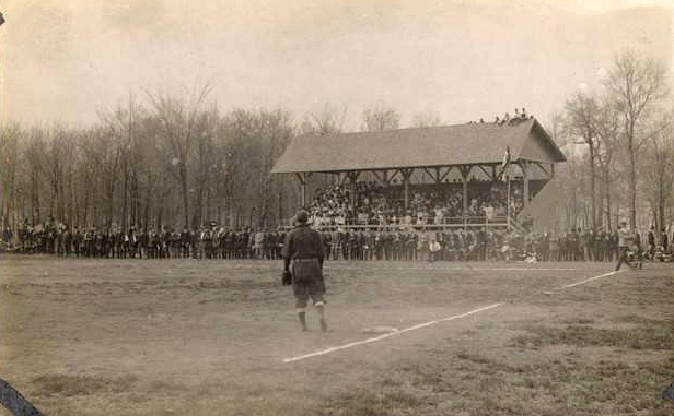 Baseball game at St. Olaf College, 1909