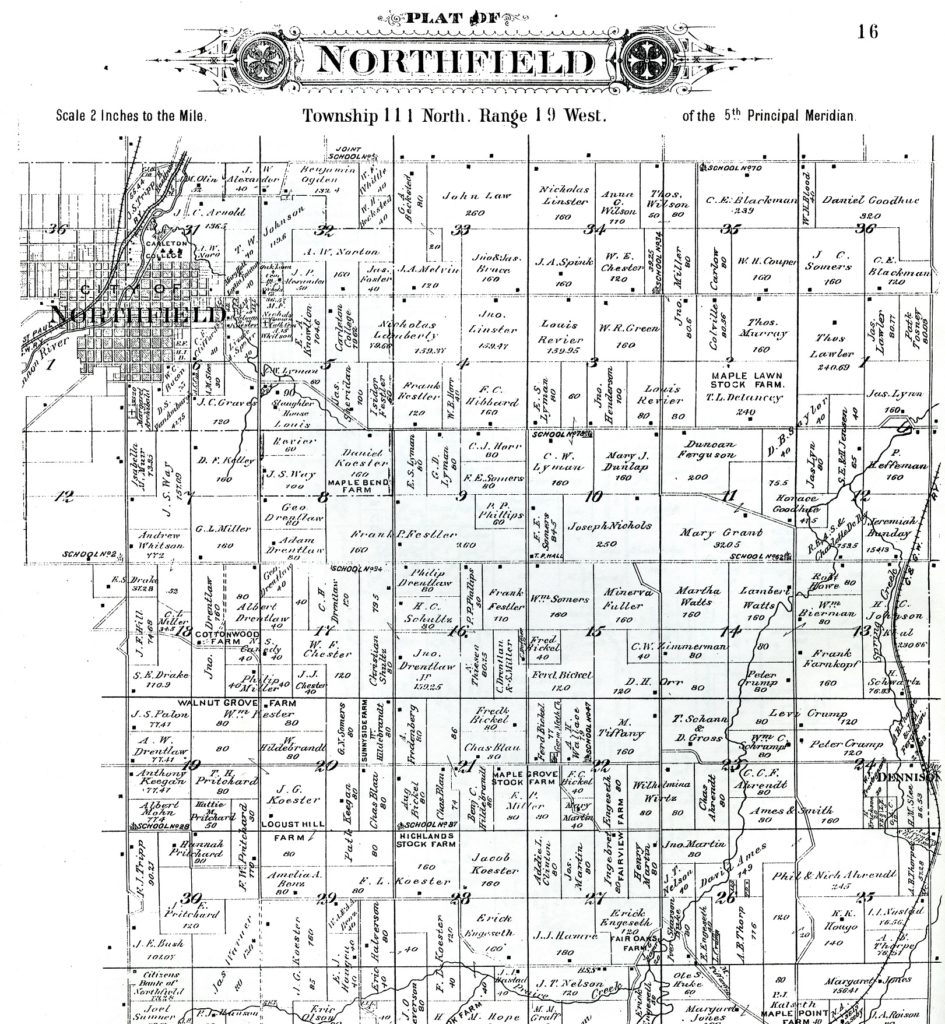 1900 Rice County Plat Maps | Northfield-Rice County Digital History ...