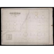 Map of Northfield, Rice County, Minnesota Territory, c. 1855