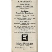 Ad for Marie Piesinger's Pharmacy, 1929